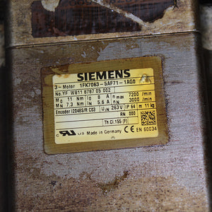 Siemens 1FK7063-5AF71-1AG0 Servo Motor - Rockss Automation