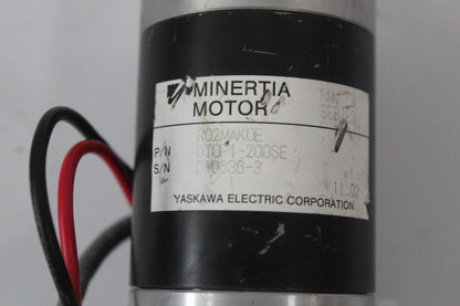 Used Yaskawa DC Servo Motor R02MAKOE UTOPI-200SE - Rockss Automation