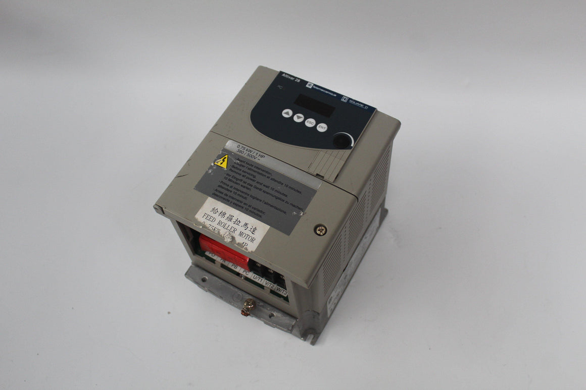 Used Schneider Telemecanique Altivar 28 Inverter 0.75kw ATV28HU18N4S303 - Rockss Automation