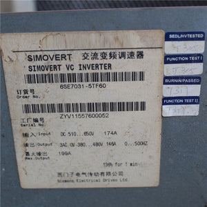 Siemens 6SE7031-5TF60 Simovert VC Inverter - Rockss Automation
