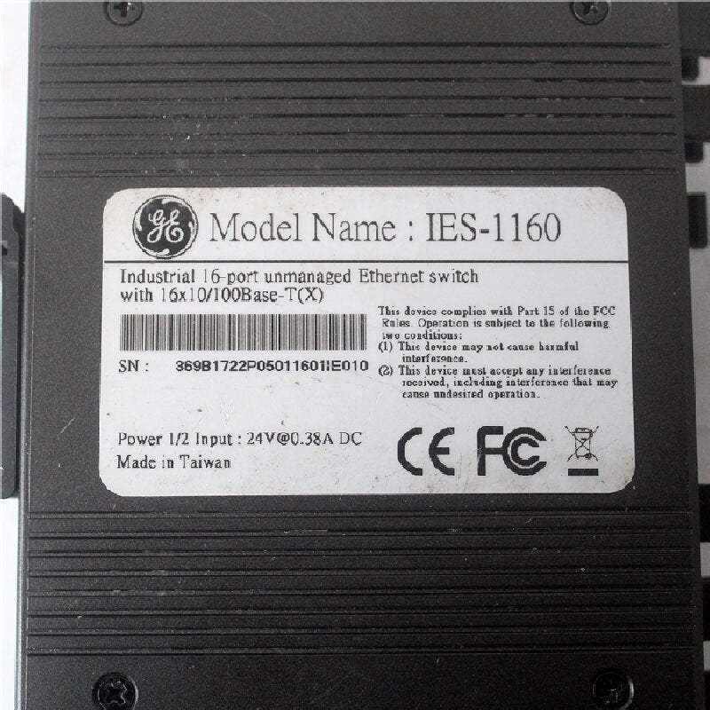 GE FANUC IES-1160乙太網路交換機