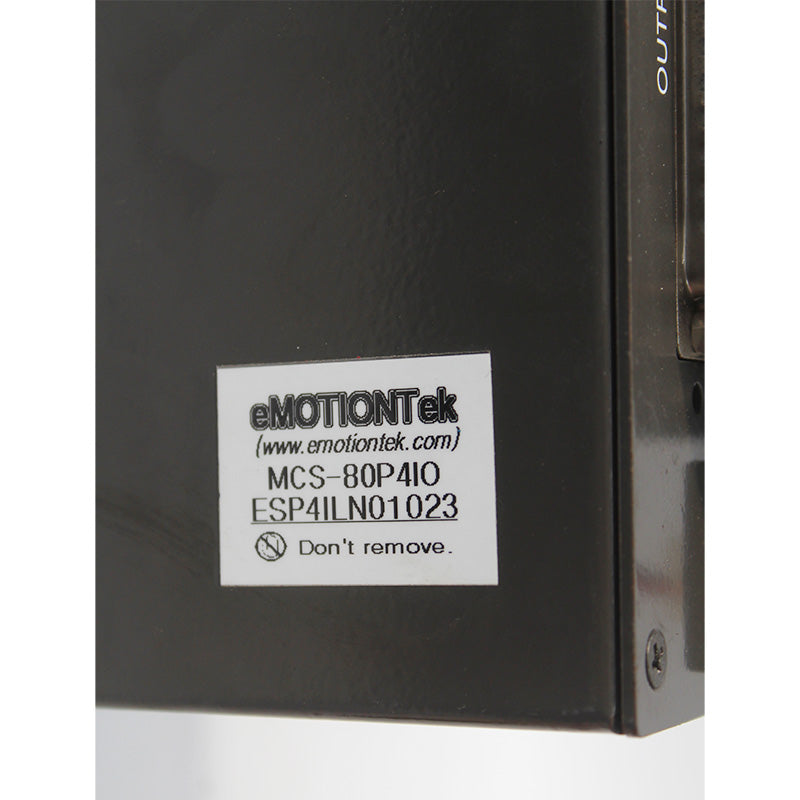 Emotiontek MCS-80P4IO MCS-80 Multi Axis Controller - Rockss Automation