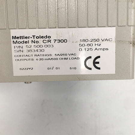 METTLER CR 7300 TOLEDO 52 500 003 Controller - Rockss Automation