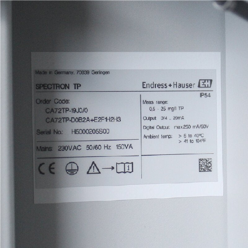 E+H CA72TP 光譜儀 TP