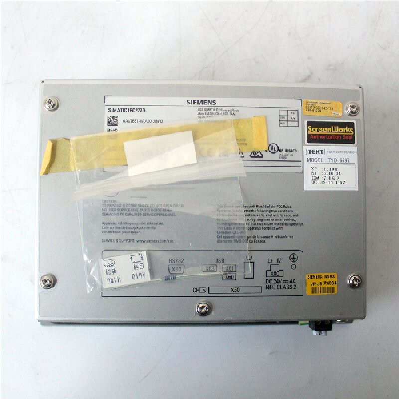SIEMENS DM-7WS 6AV7881-1AA00-2BA0 Touch Panel