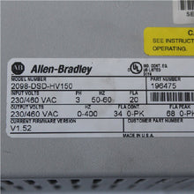 Load image into Gallery viewer, Allen Bradley 2098-DSD-HV150 Ultra 3000 Servo Drive 230/460v-ac 3ph
