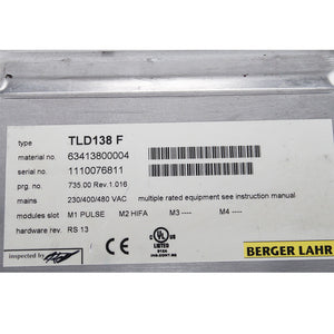 BERGER LAHR TLD138 F Servo Drive