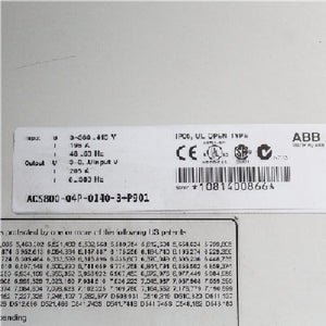 ABB ACS800-04P-0140-3+P901 Inverter