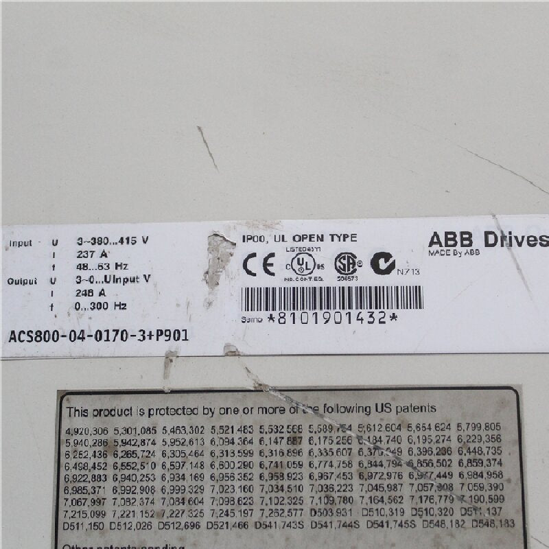 ABB ACS800-04-0170-3+P901 變頻器