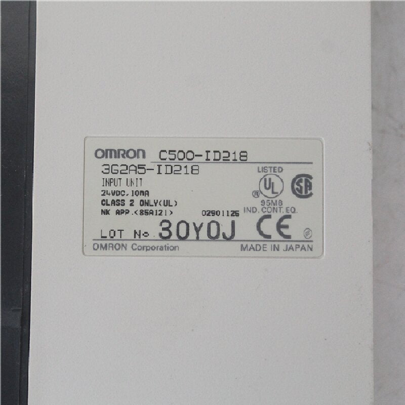 歐姆龍C500-ID218 PLC