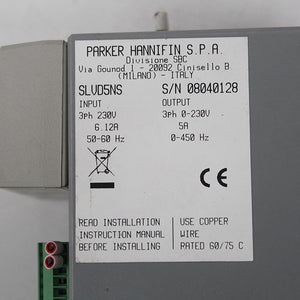 Parker SLVD5NS Servo Drive Input 230V 3ph - Rockss Automation