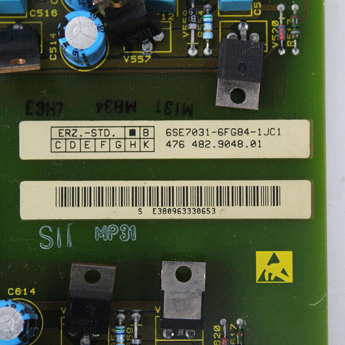 Siemens 6SE7031-6FG84-1JC1 Board - Rockss Automation