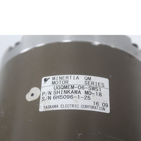 YASKAWA UGQMEM-06-SW51 DC Motor - Rockss Automation