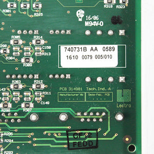 LECTRA PCB 312025 740731B AA 0589 Circuit Board