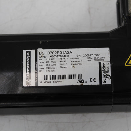 Schneider BSH0702P01A2A Servo Motor 1.19kW - Rockss Automation