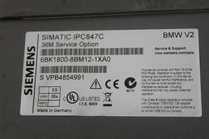 Siemens 6BK1800-8BM12-1XA0 Simatic IPC847C 36M Service Option - Rockss Automation