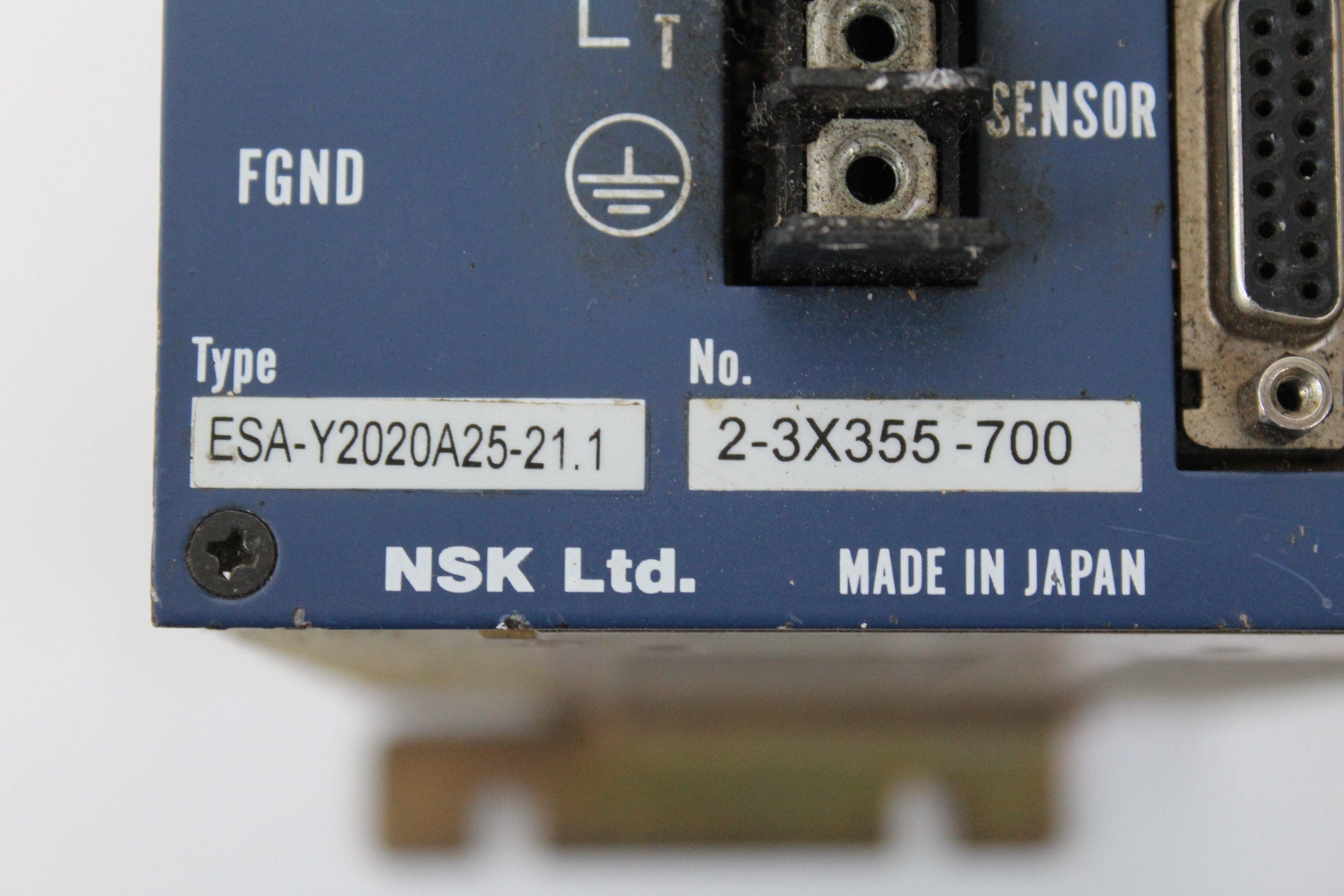 NSK ESA-Y2020A25-21.1 Servo Drive Series 2-3X355-700 - Rockss Automation