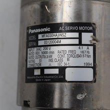 將圖片載入圖庫檢視器 Panasonic MFA030HA1NSZ AC Servo Motor 0.3kW - Rockss Automation