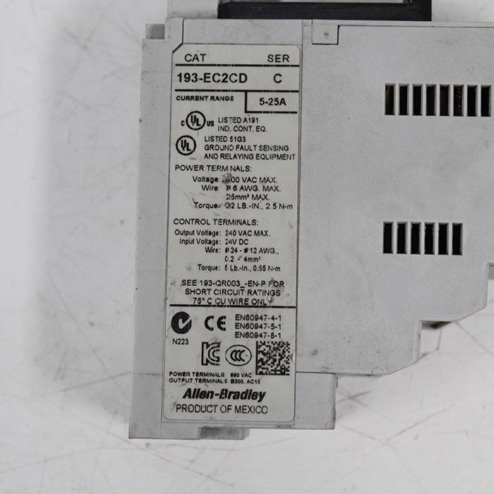 Allen Bradley 193-EC2CD C Overload Relay - Rockss Automation