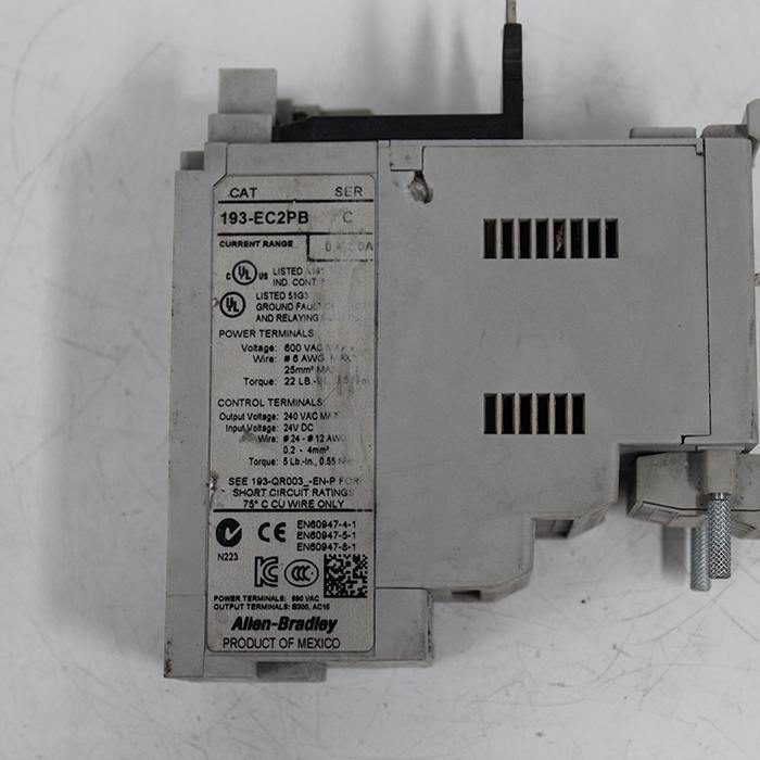 Allen Bradley 193-EC2PB C Overload Relay - Rockss Automation