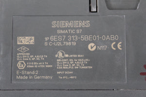 Siemens 6ES7313-5BE01-0AB0 PLC Processor and memory Card - Rockss Automation