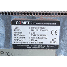 將圖片載入圖庫檢視器 COMET IMPulse 00902 Semiconductor RF Power Supply