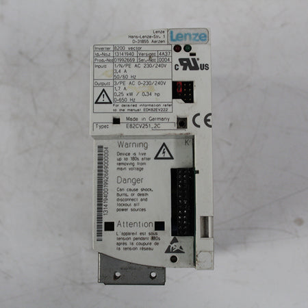 Lenze E82CV251-2C 8200 Vector Inverter 250W - Rockss Automation