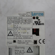 將圖片載入圖庫檢視器 Lenze E82CV251-2C 8200 Vector Inverter 250W - Rockss Automation