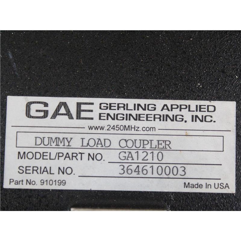 GAE Gerling Applied Engineering Dummy Load Coupler GA1210 Used In Good Condition - Rockss Automation
