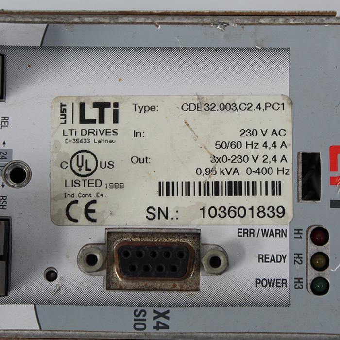 Lust CDE32.003.C2.4.PC1 Servo Drive Input 230VAC - Rockss Automation