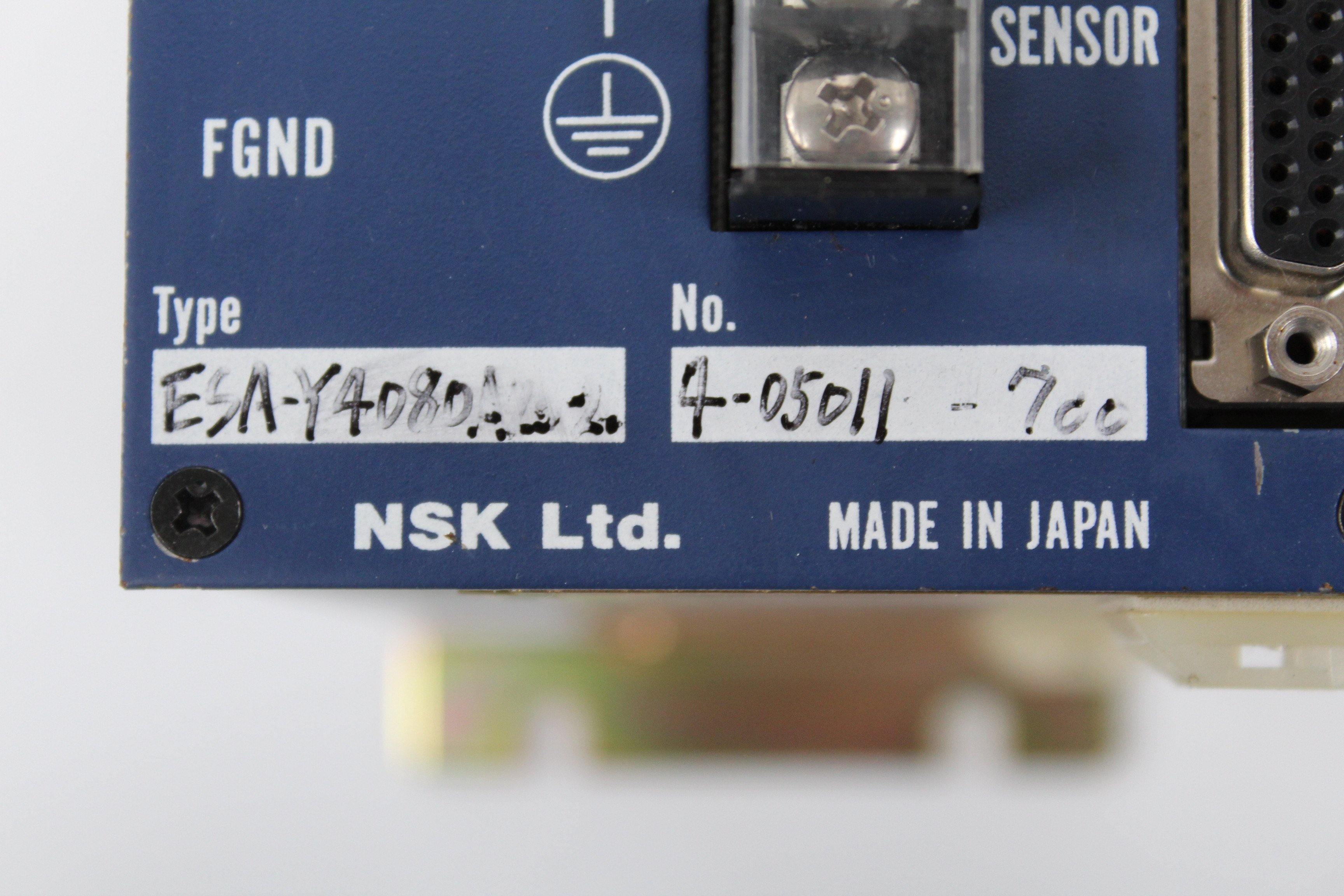 NSK ESA-Y4080A23-21 Servo Drive 4-05010-700 - Rockss Automation