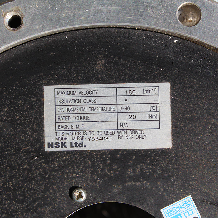 NSK M-YSB4080KN001 DD Motor 250W - Rockss Automation