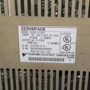 YASKAWA SGDA-01APP Servo Drive Input AC200-230V - Rockss Automation