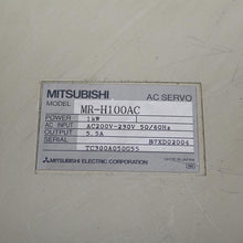 將圖片載入圖庫檢視器 Mitsubishi MR-H100AC AC Servo Drive 1kW Input 200-230V - Rockss Automation