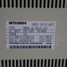 將圖片載入圖庫檢視器 Mitsubishi MDS-A-SVJ-10 AC Servo Drive 1kW Input 200-230V - Rockss Automation