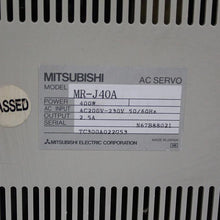 將圖片載入圖庫檢視器 Mitsubishi MR-J40A AC Servo Drive 400W 200-230V - Rockss Automation