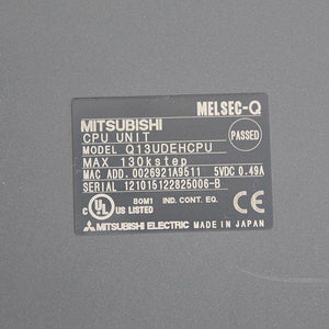Mitsubishi Q13UDEHCPU PLC Cpu Unit 121015122825006-B - Rockss Automation