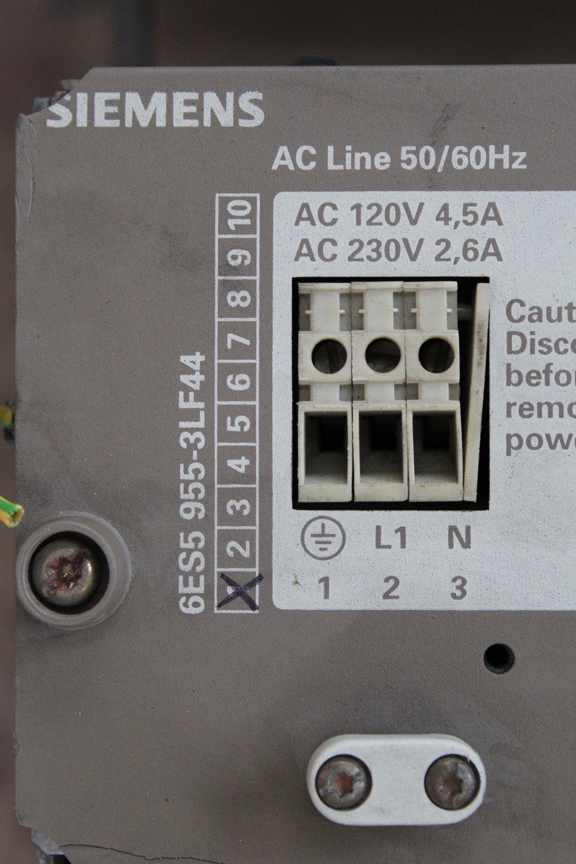 Siemens 6ES5955-3LF44 Power Supply - Rockss Automation