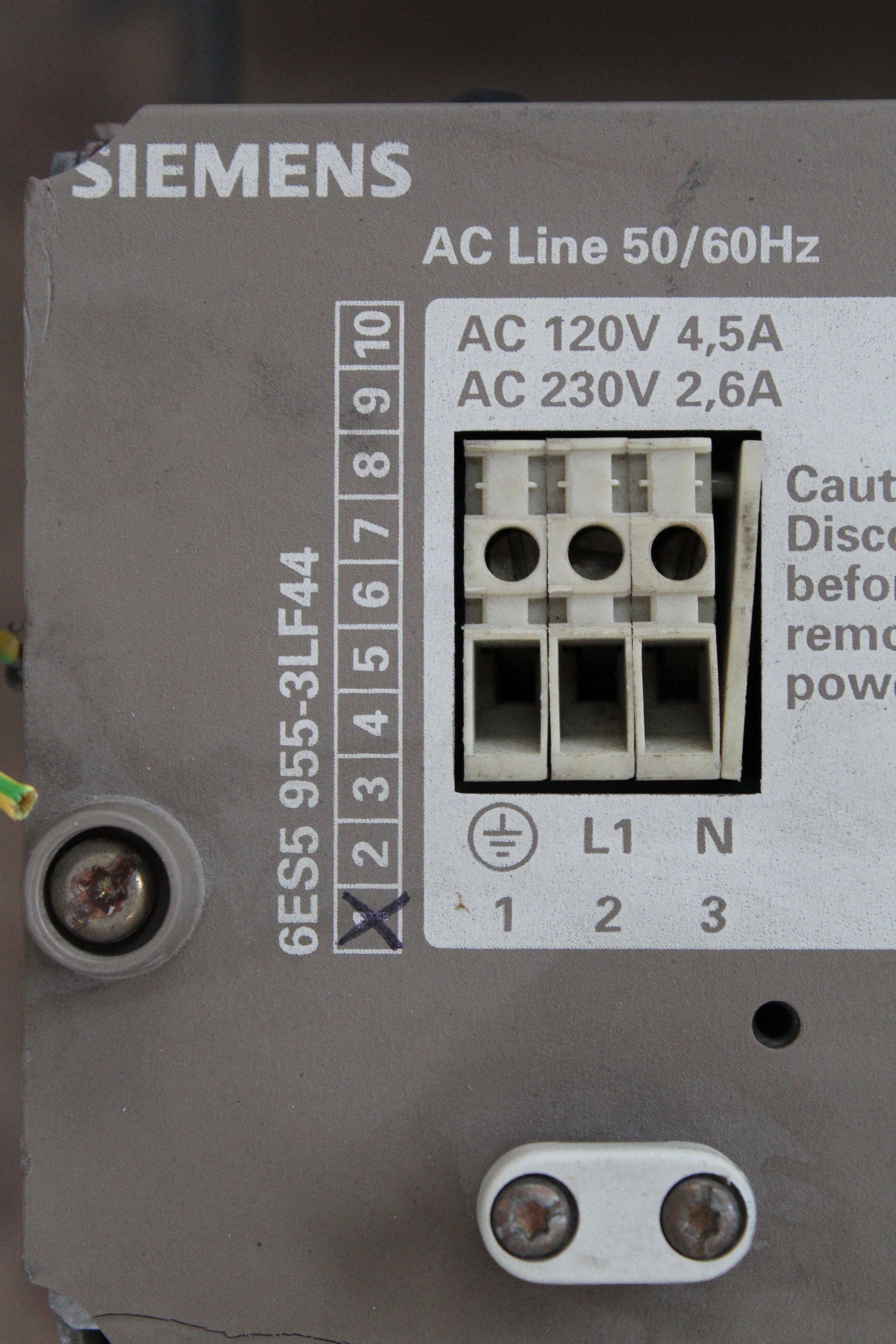 Siemens 6ES5955-3LF44 Power Supply - Rockss Automation
