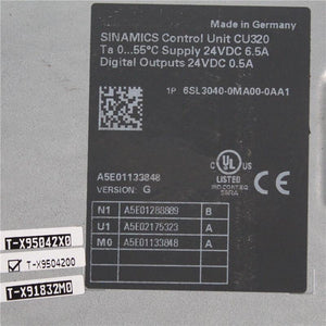 Used Siemens SINAMICS Control Unit CU320 Controller 6SL3040-0MA00-0AA1 A5E01133848 - Rockss Automation