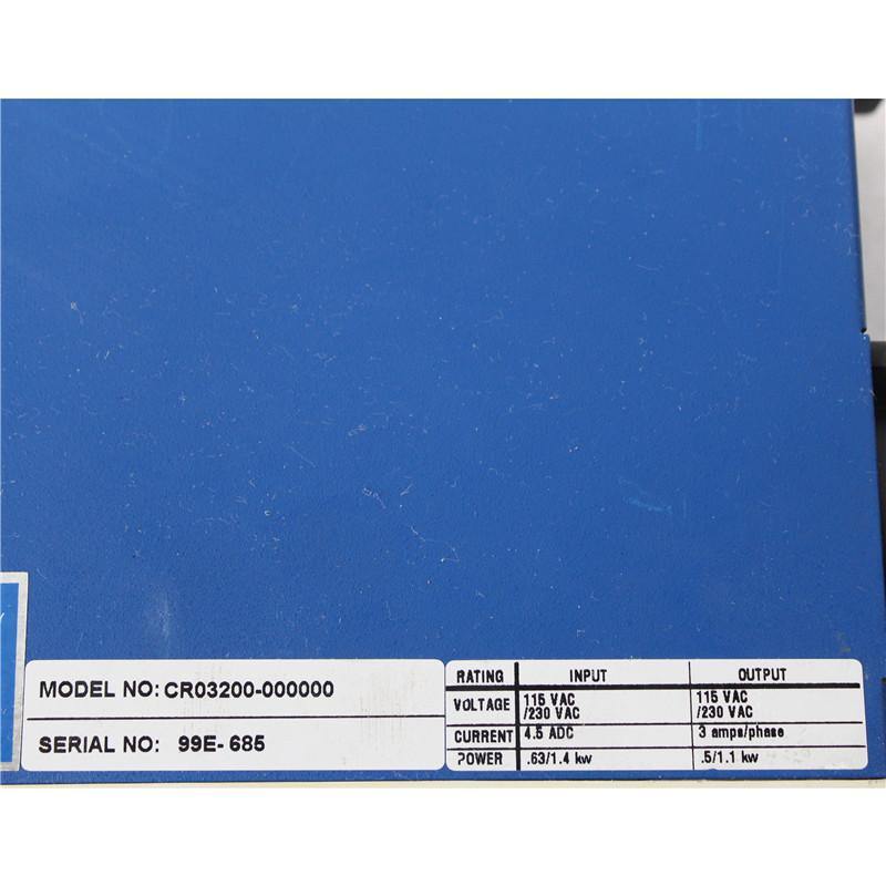 Kollmorgen INPUT 115/230 VAC CR03200-000000 Servo Driver - Rockss Automation