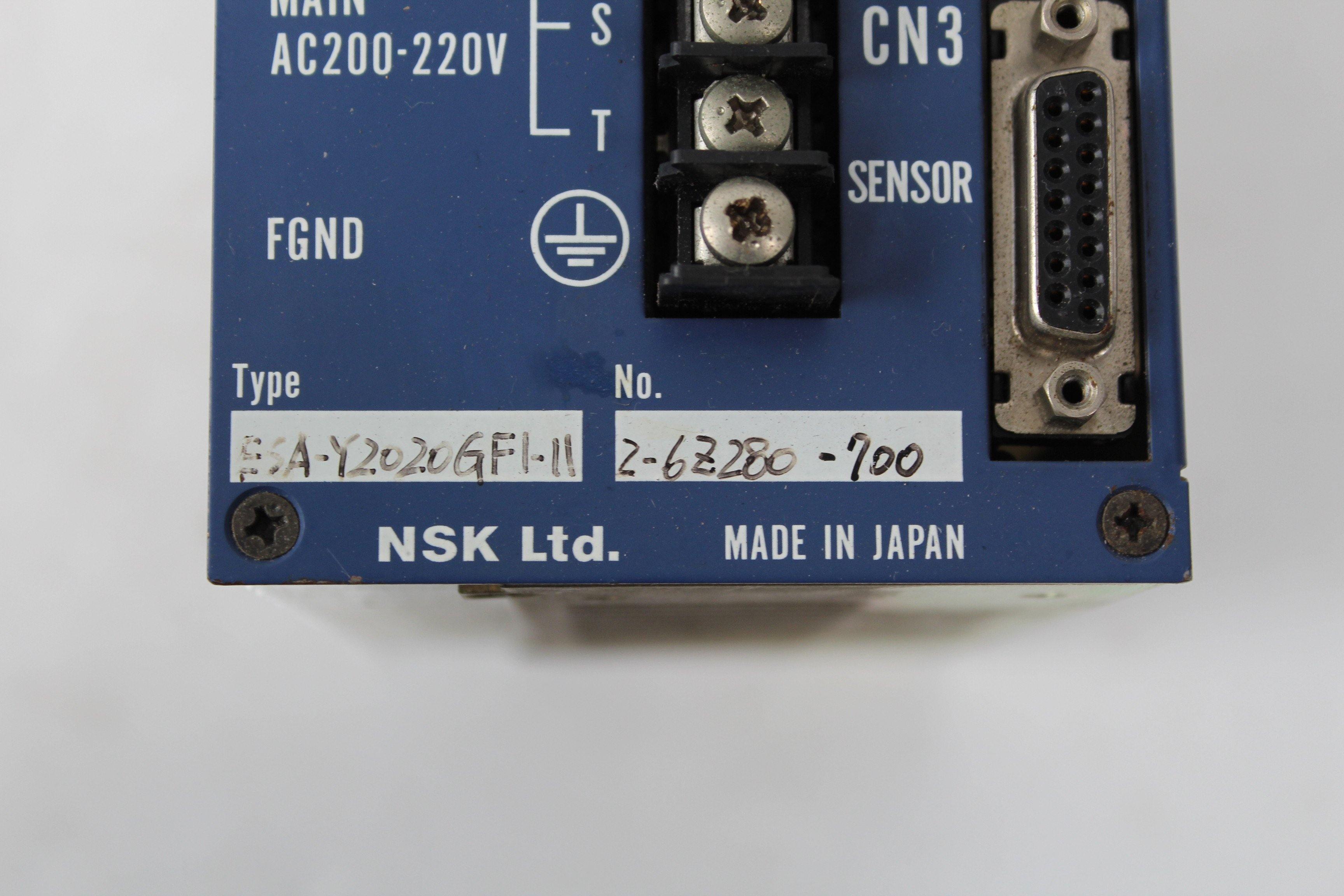 NSK ESA-Y2020GF1-11 Servo Drive Series 2-6Z280-700 - Rockss Automation