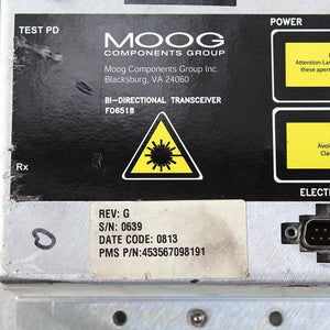 MOOG FO6518 BI-DIRECTIONAL TRANSCEIVER - Rockss Automation