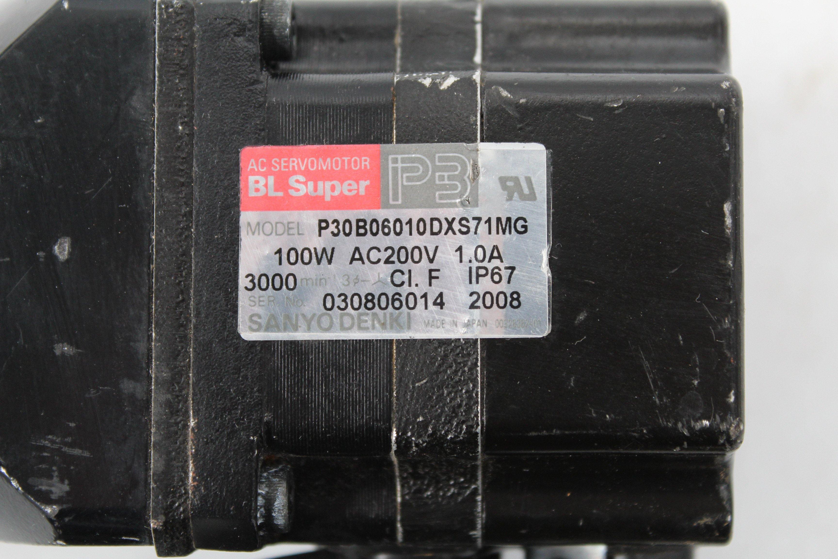 SANYO Denki P30B06010DXS71MG AC Servo Motor 100W - Rockss Automation