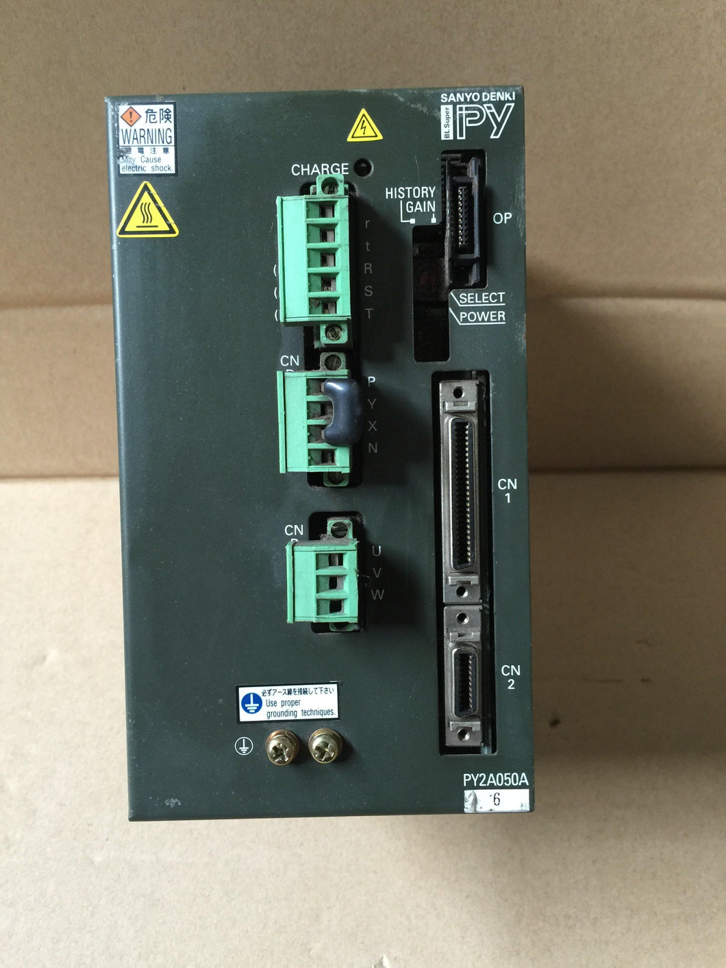 SANYO Denki PY2A050A6 AC Servo Drive Input 200-230V - Rockss Automation