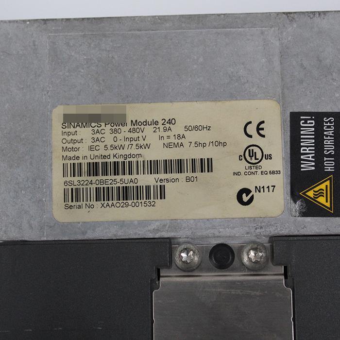 SIEMENS 6SL3224-0BE25-5UA0 Power Supply - Rockss Automation