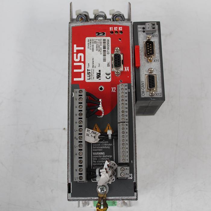 Lust CDA32.004.C1.4.H08.B0 Servo Drive Input 230V 50/60Hz - Rockss Automation