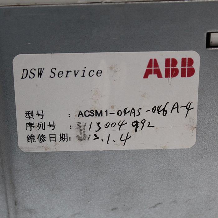 ABB ACSM1-04AS-046A-4 JCU-01 AC Drive Inverter With ACS800 Main Board - Rockss Automation