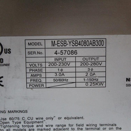 NSK M-ESB-YSB4080AB300 Servo Driver - Rockss Automation
