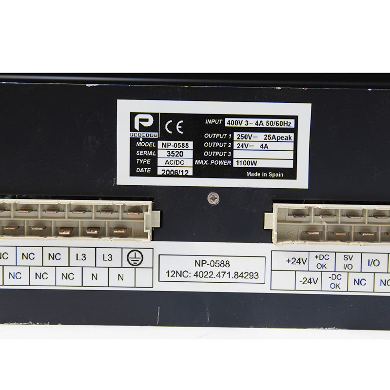 ASML 4022.471.84293 Semiconductor Power Supply